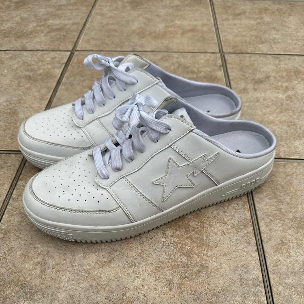 A Bathing Ape Bape Sta Bapsta Slides White size 11
